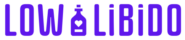 A love potion bottle in purple with the words "Low Libido" - representing empowerment and rejuvenation for women.